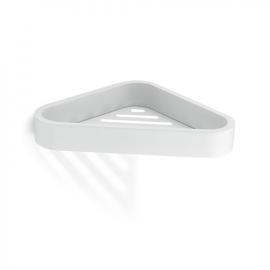 Origins Living Outline Corner Shower Basket - White 3283-22