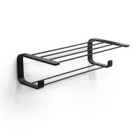 Origins Living Outline Double Towel Rack - Black 3235-14