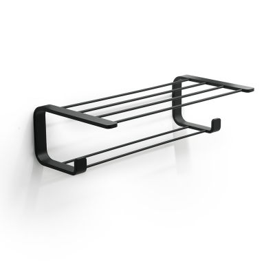 Origins Living Outline Double Towel Rack - Black 3235-14