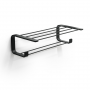 Origins Living Outline Double Towel Rack - Black 3235-14 Bathroom Wall Accessories