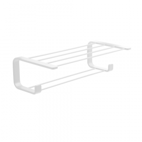 Origins Living Outline Double Towel Rack - White 3235-22 Origins Living Outline Double Towel Rack - White 3235-22