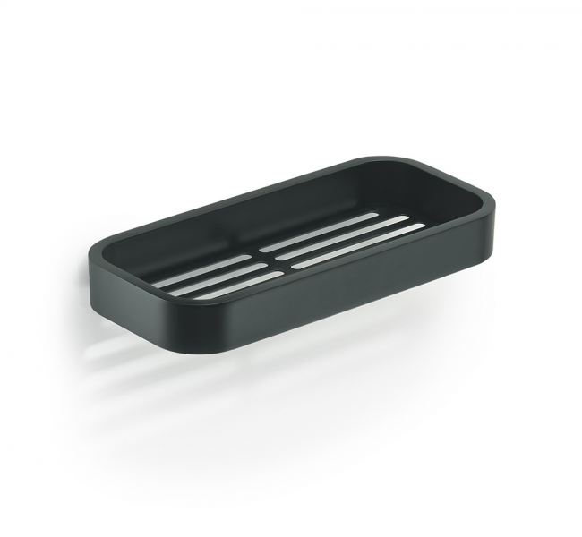 Modern Style Shower Baskets 3218-14 Origins Living Outline Shower Basket - Black 3218-14