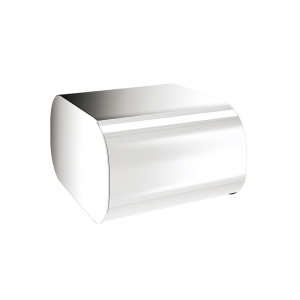 Origins Living Outline Toilet Roll Holder with Cover - Chrome 3225-13