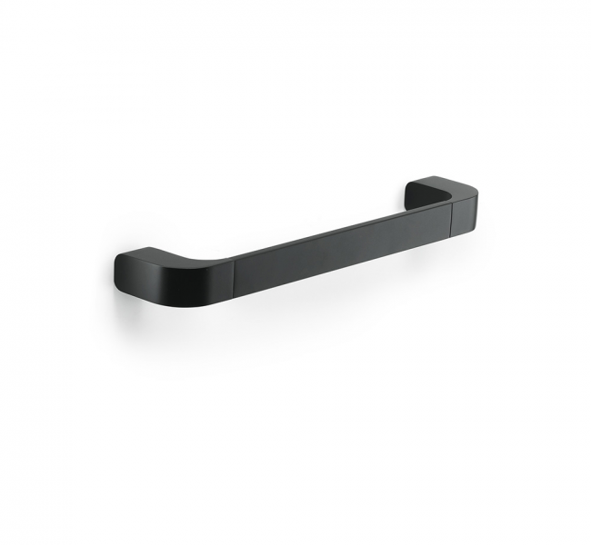 Towel Rails in Black 3221/25-14 Origins Living Outline Towel Rail/Grab Bar 25cm - Black 3221/25-14