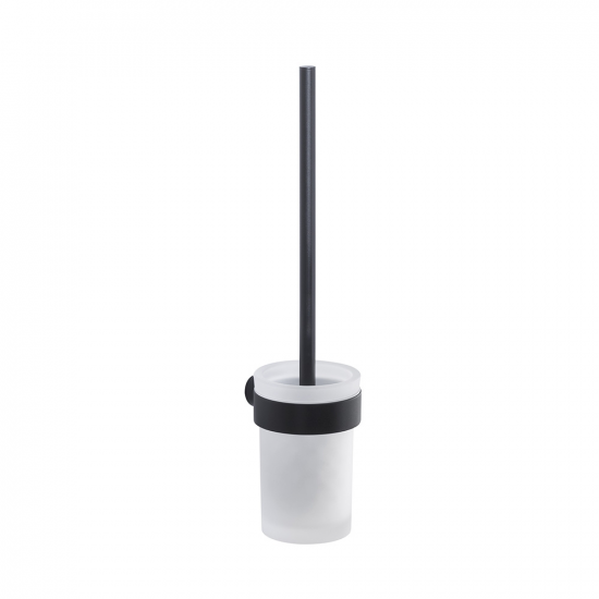 Origins Living Pirenei WC Brush Set Wall Mounted - Black PI33/03-14
