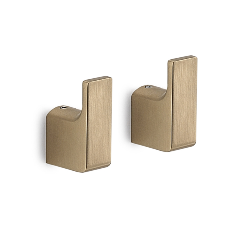 Pirenei in Brushed Gold PI27-88 Origins Living Pirenei Hook x 2 - Brushed Gold PI27-88