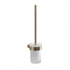 Origins Living Pirenei WC Brush Set Wall Mounted - Brushed Gold PI33/03-88