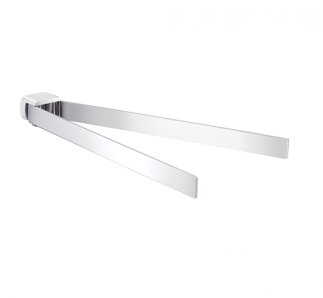 Towel Rails in Chrome PI23-13 Origins Living Pirenei Double Swing Towel Rail - Chrome PI23-13