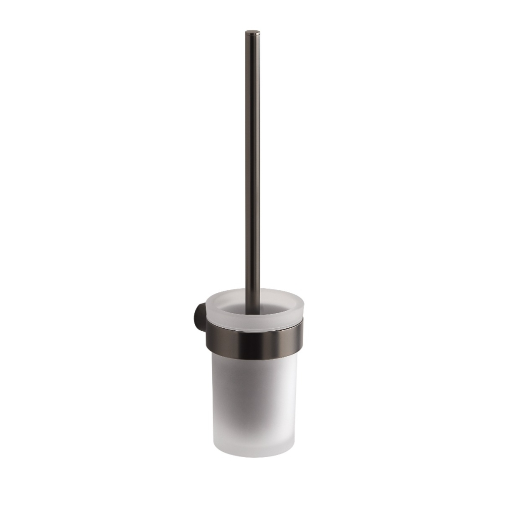 Origins Living Pirenei WC Brush Set Wall Mounted - Gunmetal PI33/03-81