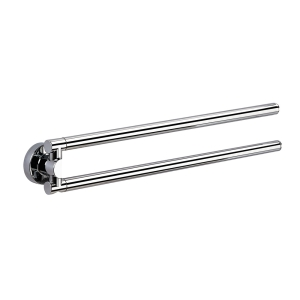Origins Living Tecno Project Double Swing Towel Rail - Chrome 116867