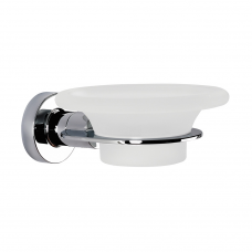 Origins Living Tecno Project Glass Soap Dish - Chrome 117048