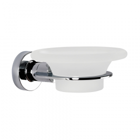 Origins Living Tecno Project Glass Soap Dish - Chrome 117048