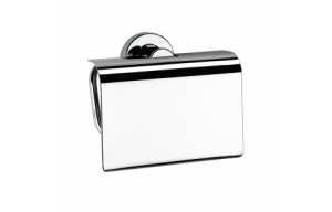 Origins Living Tecno Project Toilet Roll Holder with Flap - Chrome 116966