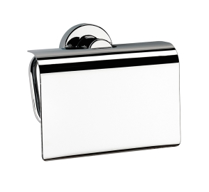Toilet Roll Holders with Flap 116966 Origins Living Tecno Project Toilet Roll Holder with Flap - Chrome 116966
