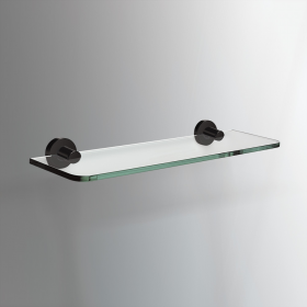 Origins Living Tecno Project Glass Shelf 50cm - Black 172719