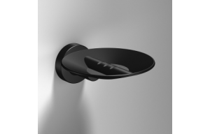 Origins Living Tecno Project Metal Soap Dish - Black 166251 Origins Living Tecno Project Metal Soap Dish - Black 166251