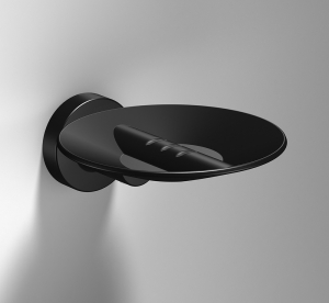 Soap Dishes 166251 Origins Living Tecno Project Metal Soap Dish - Black 166251