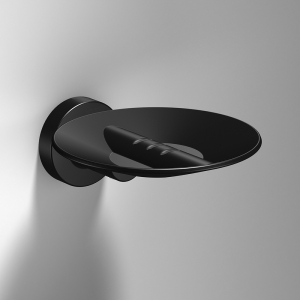 Origins Living Tecno Project Metal Soap Dish - Black 166251 Origins Living Tecno Project Metal Soap Dish - Black 166251