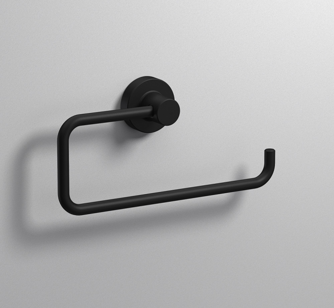 Towel Rings 176809 Origins Living Tecno Project Open Towel Ring - Black 176809