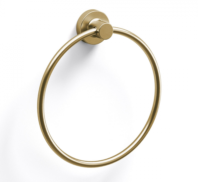 Towel Rings 206520 Origins Living Tecno Project Towel Ring - Brushed Brass 206520