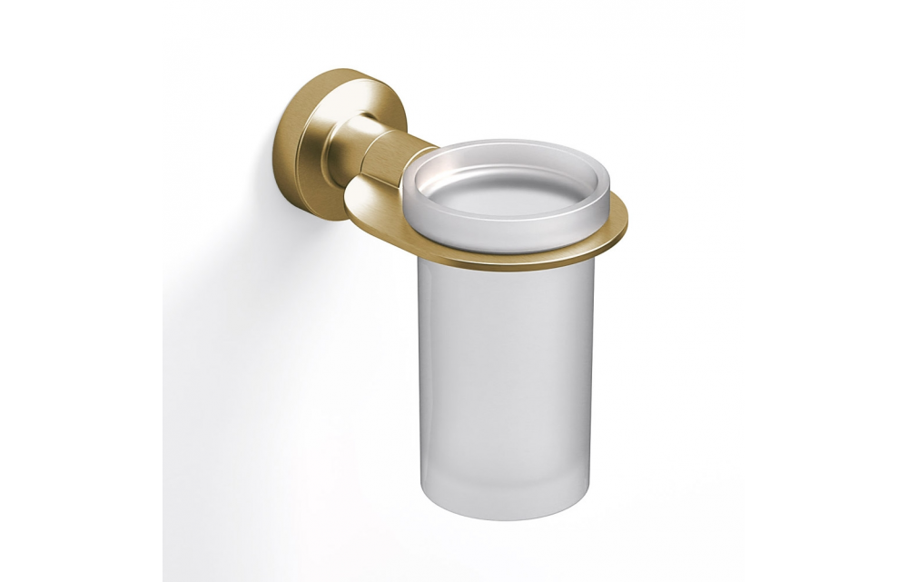 Origins Living Tecno Project Tumbler Holder - Brushed Brass 203017