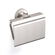 Origins Living Tecno Project Toilet Roll Holder with Flap - Brushed Nickel 194803