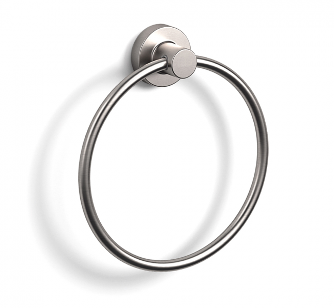 Towel Rings 195015 Origins Living Tecno Project Towel Ring - Brushed Nickel 195015