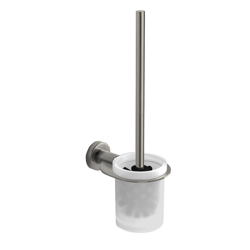 Tecno Project Brushed Nickel 194827 Origins Living Tecno Project WC Brush Set - Brushed Nickel 194827