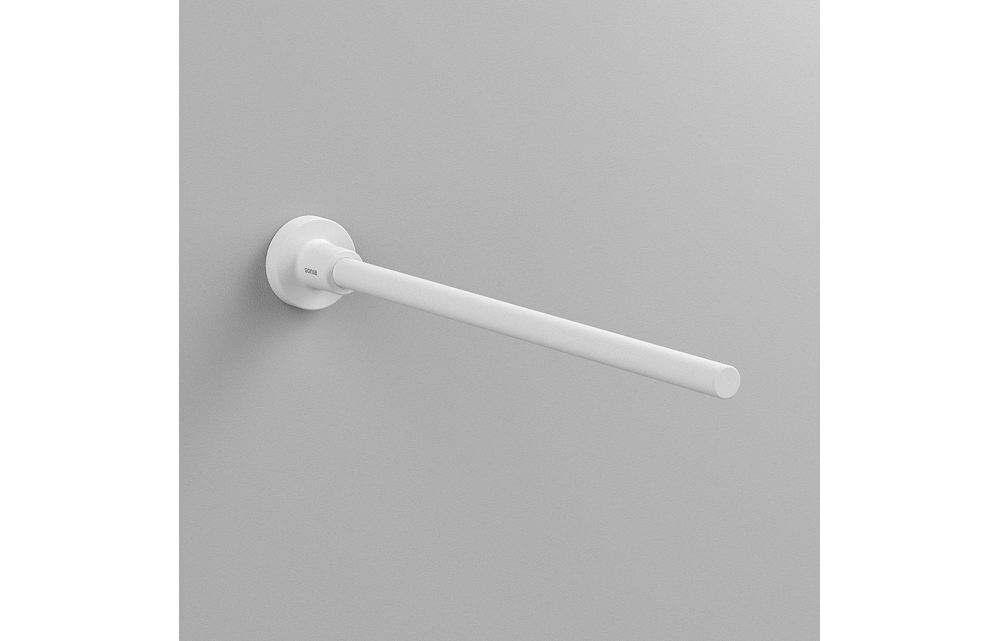 Origins Living Tecno Project Fixed Towel Bar - White 176854 Origins Living Tecno Project Fixed Towel Bar - White 176854