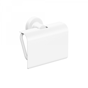 Origins Living Tecno Project Toilet Roll Holder with Flap - White 166169