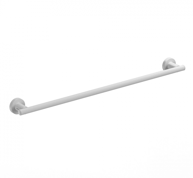 Towel Rails in White 166084 Origins Living Tecno Project Towel Rail 66cm - White 166084