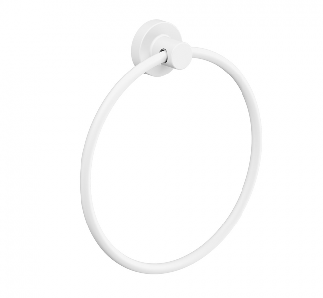 Towel Rings 166107 Origins Living Tecno Project Towel Ring - White 166107