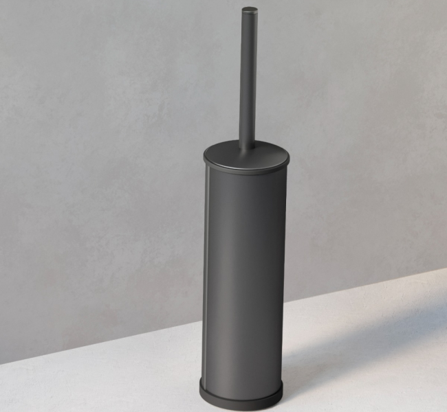 Toilet Brushes 181865 Origins Living Metal Toilet Brush - Gunmetal 181865
