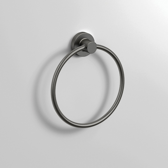 Origins Living Tecno Project Towel Ring - Gunmetal 188048 Origins Living Tecno Project Towel Ring - Gunmetal 188048