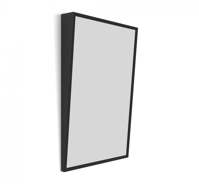 Dockland Rectangular Mirrors DKL-00A058-BK Origins Living Docklands Inclusive Angled Mirror 50 Black - 50x80cm DKL-00A058-BK