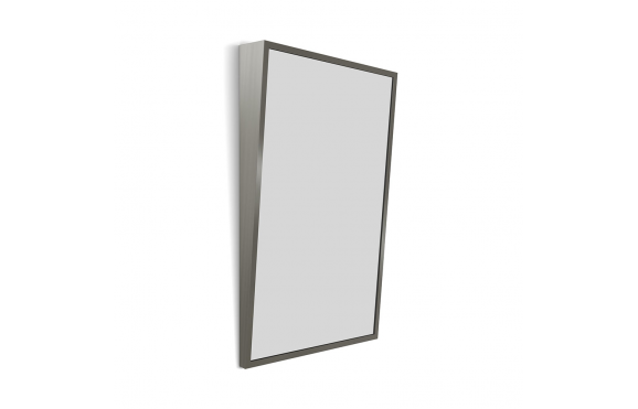 Origins Living Docklands Inclusive Angled Mirror 50 Brushed Stainless Steel - 50x80cm DKL-00A058-BS