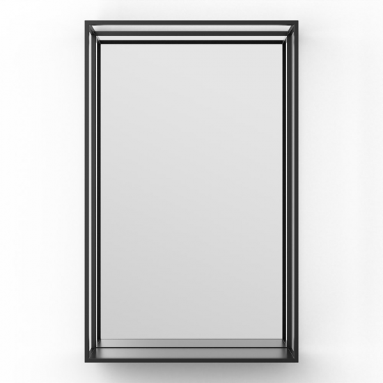 Origins Living Docklands Mirror With Shelf 50 Black - 50x80cm DKL-002058-BK Origins Living Docklands Mirror With Shelf 50 Black - 50x80cm DKL-002058-BK