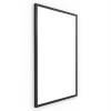 Dockland Rectangular Mirrors B375585 Origins Living Docklands Rectangular Mirror 50 Black - 50x80cm B375585
