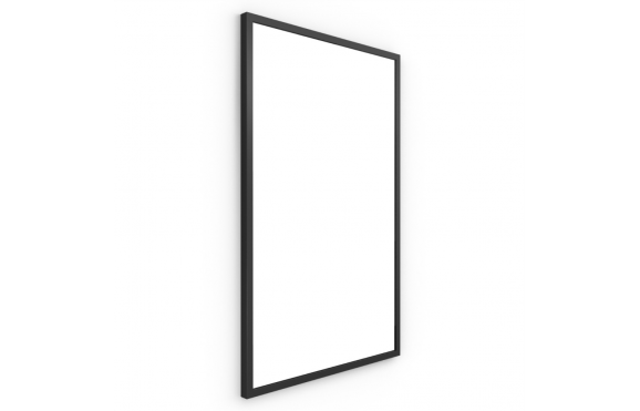 Origins Living Docklands Rectangular Mirror 50 Black - 50x80cm B375585