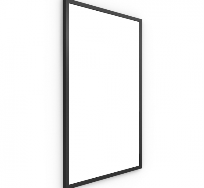 Dockland Rectangular Mirrors B375585 Origins Living Docklands Rectangular Mirror 50 Black - 50x80cm B375585