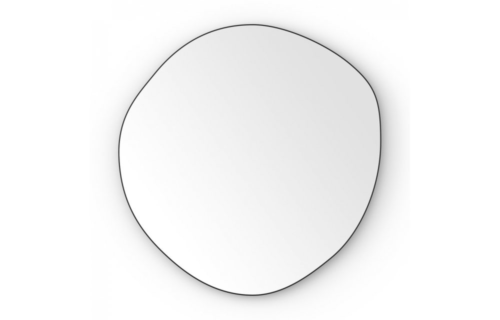 Origins Living Oslo Organic Mirror 60cm Black OSL-00G658-BK