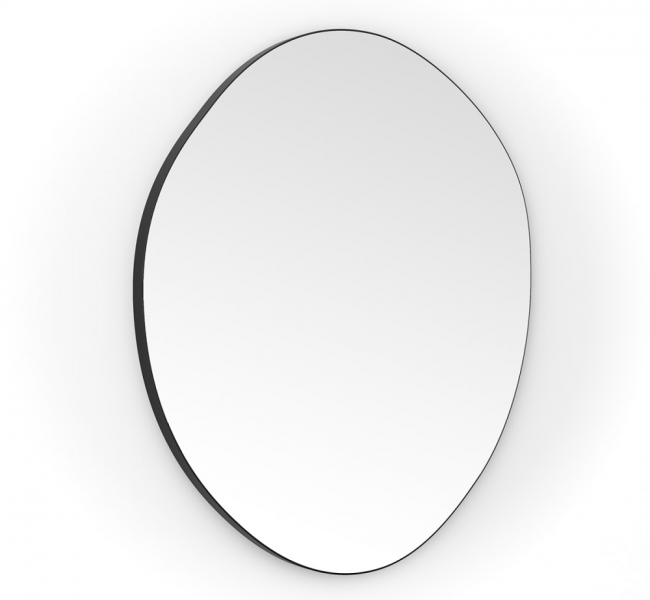 Origins Living Organic Shaped Mirrors OSL-00G877-BK Origins Living Oslo Organic Mirror 80cm Black OSL-00G877-BK