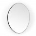 Origins Living Oslo Organic Mirror 80cm Black OSL-00G877-BK from Ebzone
