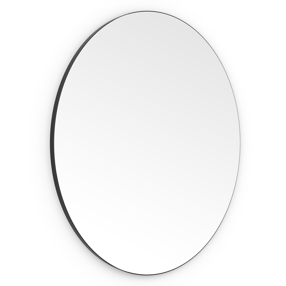 Origins Living Oslo Round Mirror 100cm Black OSL-00D100-BK