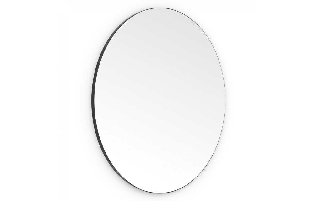Origins Living Oslo Round Mirror 100cm Black OSL-00D100-BK