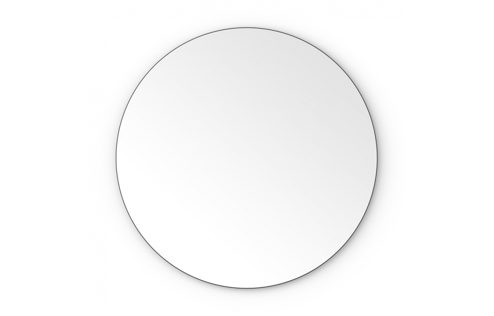 Origins Living Oslo Round Mirror 100cm Black OSL-00D100-BK