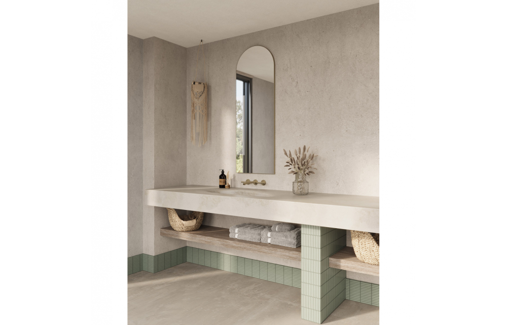 Origins Living Oslo Arch Mirror 50x100cm Brushed Brass OSL-00R105-BB