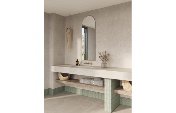 Origins Living Oslo Arch Mirror 50x100cm Brushed Brass OSL-00R105-BB