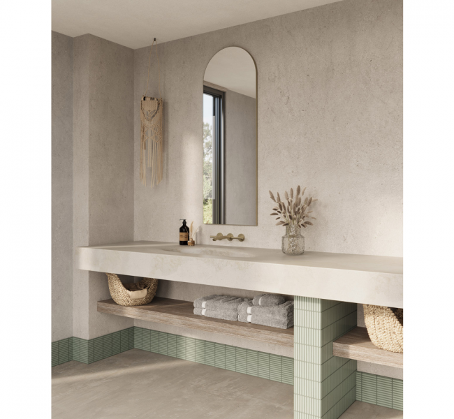 Origins Living Mirrors Oslo OSL-00R105-BB Origins Living Oslo Arch Mirror 50x100cm Brushed Brass OSL-00R105-BB