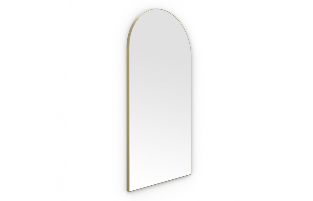 Origins Living Oslo Arch Mirror 50x100cm Brushed Brass OSL-00R105-BB